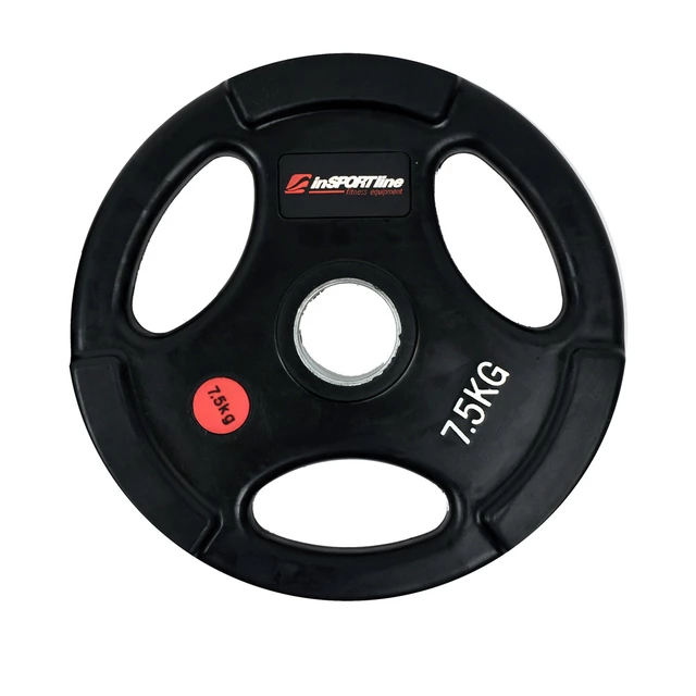 Gumírozott súlyzótárcsa inSPORTline Olympic 7,5 kg