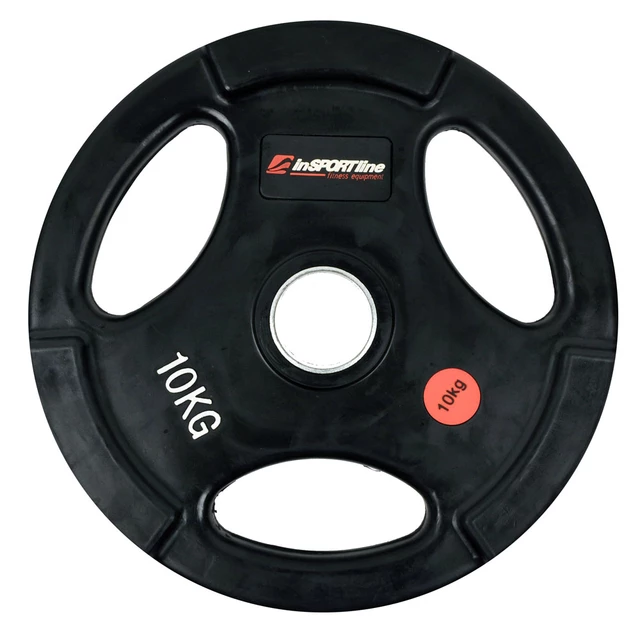 Gumis súlyzótárcsa inSPORTline Olympic 10 kg