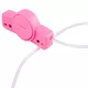 Világító cipőfűző WORKER Platube 80 cm - rózsaszín