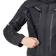 Női motoros kabát W-TEC Progair Lady, hőszigetelő CloudAir bélés, Visionight fényvisszaverő elemek, strapabíró 600D-s poliészter szövet - fekete-fluo