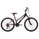 Könnyű junior kerékpár Olpran Formica 24" - 2026-os modell, 135-155 cm, 13,9 kg, 18 sebességes Shimano váltórendszer, Hi-Ten acél váz, 24"-es kerekek - fekete / rózsaszín - fekete / rózsaszín