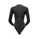 Női motoros thermo body Rebelhorn Freeze II Lady BD, varrásmentes technológia, speciális kompressziós zónák, rugalmas szálak - fekete