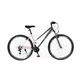 Női cross kerékpár Olpran Salix 28" - 2026-os modell, OLPRAN rugózó villa,  21 sebességes Shimano váltórendszer, 28"-os kerekek - menta/petrolkék - szürke/rózsaszín