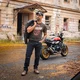 Motoros csizma W-TEC Colton, kivágás a maximális mobilitás érdekében, kis szellőzőnyílás, bokavédelem, megerősített orr- és sarokrész, dupla varrás - barna
