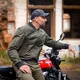 Motoros kabát W-TEC Caravago, rugalmas kötött szegélyek, hátvédő előkészítés, pánt a felakasztáshoz