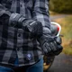 Motoros kesztyű W-TEC Kosor, rugalmas, puha anyag, stretch elemek, TPU protektorok, habszivacs védőpanel rendszer, kettős réteg - fekete