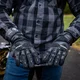 Motoros kesztyű W-TEC Kosor, rugalmas, puha anyag, stretch elemek, TPU protektorok, habszivacs védőpanel rendszer, kettős réteg - fekete