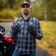 Motoros kesztyű W-TEC Gabello, rugalmas, puha anyag, habszivacs védőpanel rendszer, dupla réteg, kényelmes belső bélés, szellőzés - fekete