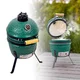Kerámia kamado grill inSPORTline Pasionato 12"faszenes, kerámia, 56,5cm magas, BBQ grill, hőmérő, bomba izek, alacsony szénfogyasztás, kamado grill