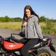 Női softshell motoros kabát W-TEC Algenia