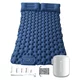 Felfújható kétszemélyes matrac inSPORTline Faustea mini pumpával 192x125x8 cm, alacsony súly, kompakt méretek, hatékony szigetelés, beépített pumpa