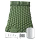 Felfújható kétszemélyes matrac inSPORTline Faustea mini pumpával 192x125x8 cm, alacsony súly, kompakt méretek, hatékony szigetelés, beépített pumpa