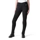 Női motoros leggings W-TEC Lukrecia Base, elasztikus, testhezálló szabás, sztreccs panelek, magas derékrész, W-TEC logó a zsebeken - fekete