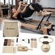 Pilates készlet inSPORTline Sinuata, rugalmasság javítása, csúszásgátló pilates zoknik, 3 ellenállási szintű gumiszalagok, strapabíró anyagok - bézs - bézs