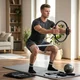 Pilates készlet inSPORTline Sinuata, rugalmasság javítása, csúszásgátló pilates zoknik, 3 ellenállási szintű gumiszalagok, strapabíró anyagok - bézs
