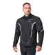 Férfi motoros kabát W-TEC Mirelio, kivehető rugalmas CE-védők, AirVent rendszer, tartós Maxdura® anyag, légáteresztő hálós bélés - szürke-kék-piros