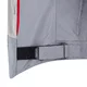 Férfi motoros kabát W-TEC Mirelio, kivehető rugalmas CE-védők, AirVent rendszer, tartós Maxdura® anyag, légáteresztő hálós bélés - szürke-kék-piros