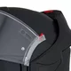 Felhajtható motoros bukósisak W-TEC Sabron P/J, Pinlock® 70 előkészítés, zárható szellőzőrendszer, fém reteszelő mechanizmus - Fekete Matt