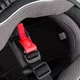 Felhajtható motoros bukósisak W-TEC Sabron P/J, Pinlock® 70 előkészítés, zárható szellőzőrendszer, fém reteszelő mechanizmus - Fekete Matt