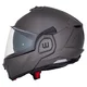Felhajtható motoros bukósisak W-TEC Zoroz P/J, zárható szellőzőrendszer, fém reteszelő mechanizmus, Pinlock® 70 előkészítés - Matt Fekete -Fluoreszkáló Rózsaszín