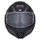Felhajtható motoros bukósisak W-TEC Zoroz P/J, zárható szellőzőrendszer, fém reteszelő mechanizmus, Pinlock® 70 előkészítés - Matt Fekete -Fluoreszkáló Rózsaszín