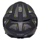 Felhajtható motoros bukósisak W-TEC Zoroz P/J, zárható szellőzőrendszer, fém reteszelő mechanizmus, Pinlock® 70 előkészítés - Matt Fekete -Fluoreszkáló Rózsaszín