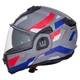 Felhajtható motoros bukósisak W-TEC Zoroz P/J, zárható szellőzőrendszer, fém reteszelő mechanizmus, Pinlock® 70 előkészítés - Matt Fekete -Fluoreszkáló Rózsaszín