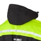 Motoros esőkabát W-TEC Rinstop, állítható ujjak, összehajtható, kopásálló, húzózsinór, Visionight fényvisszaverő elemek - fekete-fluo