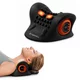 EMS nyakmasszírozó készülék inSPORTline Elixon, ergonomikus kialakítás, csendes működés, újratölthető akkumulátor, vezeték nélküli távirányító, fűtés - fekete - fekete