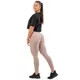 Női leggings magas derékkal Nebbia Lifting Effect Bubble Butt 587 - Krémszínű