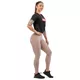 Női leggings magas derékkal Nebbia Lifting Effect Bubble Butt 587 - Krémszínű
