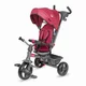 Gyerek tricikli toló rúddal Coccolle Primo, EVA kerekek, fémváz, forgatható ülés, palacktartó, biztonságos fékrendszer, 2 féle lábtartó - Magenta - Magenta