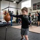 Gyerek boxkesztyű inSPORTline Bamzy, szintetikus bőr, széles mandzsetta, tépőzáras rögzítés