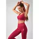 Női leggings Boco Wear Burgund Plain Push Up - rózsaszín