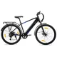 Elektromos túrakerékpár Joystar AMBRUM Matawak 26" 250 Wh, akár 65 km hatótávolság 155-175 cm, 7 sebességes Shimano váltó, elektromos rásegítési szint - fekete-kék