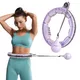 Hullahopp karika súllyal inSPORTline Weight Hoop Pro 69-105cm, 1.2kg, 41cm átmérő, bütykös, mágneses, szétszedhető, állítható méret, LCD kijelzővel