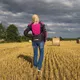 Női softshell motoros kabát W-TEC Alenalla - fekete-rózsaszín