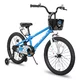 Gyerekbicikli Joystar Pluto 20", 115-145 cm, világító segédkerekek, strapabíró acélváz, biztonságos fékek, állítható nyeregmagasság, palacktartó - rózsaszín