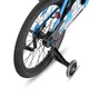 Gyerekbicikli Joystar Pluto 20", 115-145 cm, világító segédkerekek, strapabíró acélváz, biztonságos fékek, állítható nyeregmagasság, palacktartó - rózsaszín
