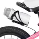 Gyermekkerékpár Joystar Pluto 12", 82-105 cm, könnyen kezelhető fékek, strapabíró acélváz, zárt láncvédő, állítható nyeregmagasság - lila