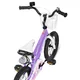 Gyermekkerékpár Joystar Pluto 12", 82-105 cm, könnyen kezelhető fékek, strapabíró acélváz, zárt láncvédő, állítható nyeregmagasság - lila