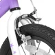 Gyermekkerékpár Joystar Pluto 16", 105-135 cm, világító segédkerekek, állítható nyeregmagasság, szilárd acélváz, zárt láncvédő burkolat - kék