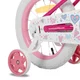 Gyermekkerékpár kosárral és segédkerekekkel Joystar Angel 14", 91-119 cm, stílusos kosár, strapabíró váz, hátsó kontrafék, leszerelhető segédkerekek - kék