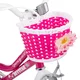 Gyermekkerékpár kosárral és segédkerekekkel Joystar Angel 14", 91-119 cm, stílusos kosár, strapabíró váz, hátsó kontrafék, leszerelhető segédkerekek - kék