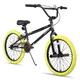 BMX kerékpár Joystar Brockway 20", széles gumiabroncsok, ergonomikus nyereg, BMX kormány, 20 x 2,125"-es gumiabroncsok - kék-fekete - sárga-fekete