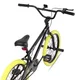 BMX kerékpár Joystar Brockway 20", széles gumiabroncsok, ergonomikus nyereg, BMX kormány, 20 x 2,125"-es gumiabroncsok - kék-fekete
