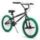 BMX kerékpár Joystar Brockway 24", széles gumiabroncsok, ergonomikus nyereg, BMX kormány, 24 x 2,125"-es gumiabroncsok - zöld-fekete - zöld-fekete