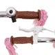 Gyermekkerékpár Joystar Little Daisy 16", 105-135 cm, állítható nyereg és kormány, kormánykosár, babaülés, csengő, felfújható gumiabroncsok, kontrafék - rózsaszín