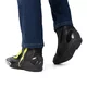 Motoros csizma W-TEC GlamCE, dupla varratok, sarok- és bokavédelem, bordázott panel, habszivacs bélés, légáteresztő AirMesh belső háló - fekete-fluor sárga