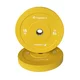 Gumírozott súlytárcsa inSPORTline Bumper Plate Go 15 kg 50 mm, minőségi kivitelezés, vonzó színkialakítás, kopásálló, tartós ütköző gumi